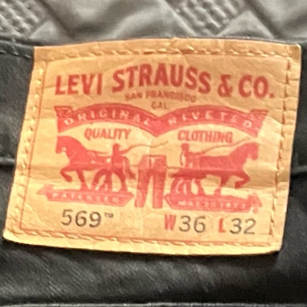 Levi's Men's Straight Black Jeans